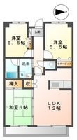 ANNEX OSAWAマンションの間取図
