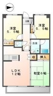 ANNEX OSAWAマンションの間取図