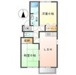 パークビューテラスBの間取図