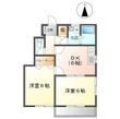 T・Bハイツ龍舞の間取図