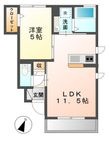 アルエットの間取図
