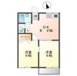 C.V.コーポの間取図