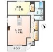 グリーントップの間取図