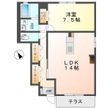 グリーントップの間取図