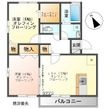 ロイヤルレジデンスAの間取図