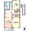 いなべ市大安町中央ヶ丘１丁目の間取図