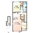 ウエスト蔵水の間取図