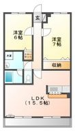 ハートフルマンションNo.1の間取図
