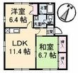フレグランス幸之江Ⅱ棟の間取図