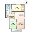 ドミール　Ｙ・Ｋ　Ａ棟の間取図