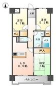 写真：ＣＯＭＯＤＯ小郡（コモド小郡）9階の間取図