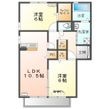 クローバーMの間取図