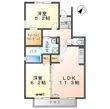 カーザ ナチュラーレ B棟の間取図