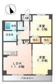 ヴィラシーンABEの間取図