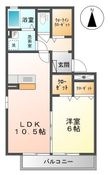 リシェス新山口の間取図