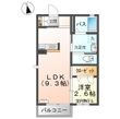 コスモパーク下郷　B棟の間取図