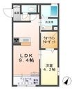 ラ シャンブルの間取図