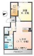 アンベル新山口の間取図