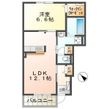 ラウレア Cの間取図