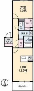 シャーメゾン アリシアの間取図