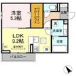 グランディール湯田の間取図