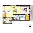 ディアライズ春日町 B棟の間取図