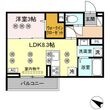 写真:サンガーデン新山口 B 3階303の間取図