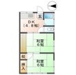 写真：長浜アパート南棟2階の間取図