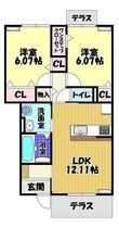 Newdorf 弐番館の間取図