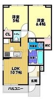 メゾンド クロワールAの間取図