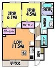 Confort 石川の間取図