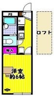 レオパレス 外環富田林の間取図