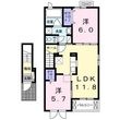 クラルテ Mの間取図