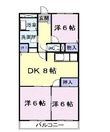 シャルム西之山の間取図