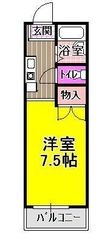 レオパレス滝谷の間取図