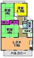 アーバンハイツ錦の間取図