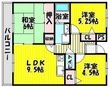 コンフォート津々山の間取図