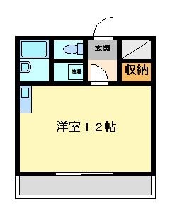 拡大写真：ルミエール馬渕 2階205の間取り