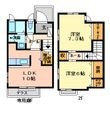 インプレスフレイムA・Bの間取図