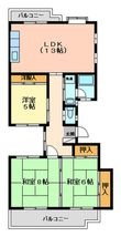 飛翔の間取図