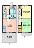 ユトリピアＦ－１の間取図