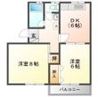 寿ハイツの間取図