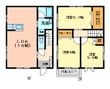 中田本町　一戸建の間取図