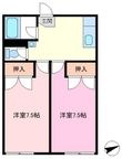 小金原ハイム1号棟の間取図