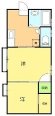 第2桜井荘の間取図