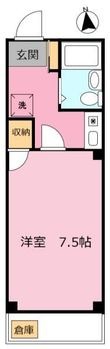 エステート北小金B棟の間取図