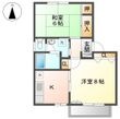 福島市御山字検田の間取図