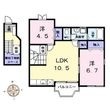 メゾンジュネスⅡの間取図