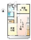 サザンウインドパートⅢの間取図
