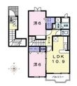 ヴィラージュの間取図